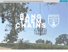 Tablet Screenshot of discgolfstuff.com